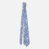 Witte sneeuwvlokken stropdas (Achterkant)