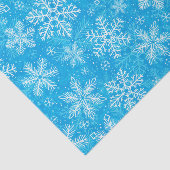 Witte sneeuwvlokken tissuepapier (Detail)