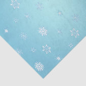 Witte sneeuwvlokken tissuepapier (Detail)