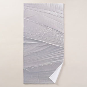 Witte sneeuwwinter badhanddoek