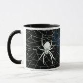 Witte spin in web, webbing mok (Links)