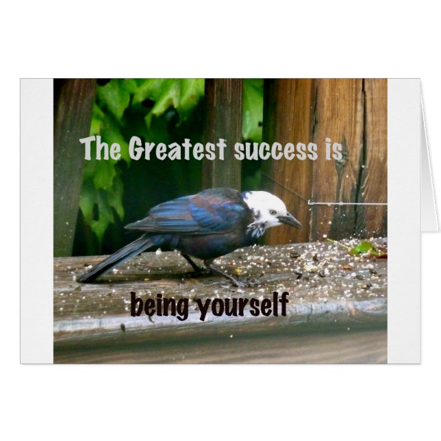 witte spreeuw (Voorkant Horizontaal)