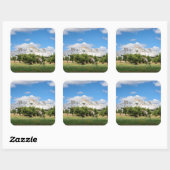 Witte stad Ostuni met olijfbomen, Puglia sticker (Vel)