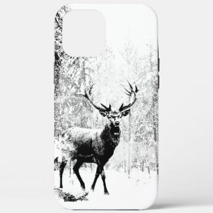  Witte Stag Deer iPhone 12 Pro Max Hoesje