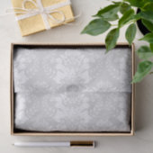 Witte  stalen Aangepaste lichte grijze achtergrond Tissuepapier (Geschenk)