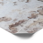 Witte stalen raster poster (Hoek)