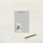 Witte standaard porseleing post-it® notes (Op bureau)