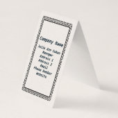 Witte Steen Christelijk Gebed Engel Standbeeld Paa Visitekaartjes (Achterkant)