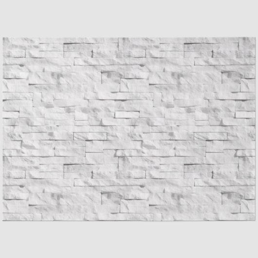 Witte steen texturen ontwerp 1 tissuepapier (Voorkant)