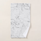 Witte steen textuur bad handdoek (Handdoek)