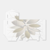 witte steenbladen bedankdoosjes (Uitgevouwen)