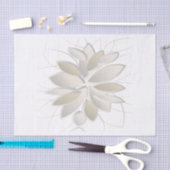 witte steenbladen tissuepapier (Craft)