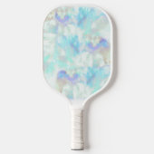 witte steenhoudend mineraalsteen pickleball paddle (Voorkant)