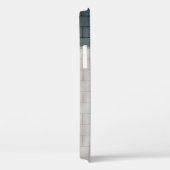 Witte steenwand Case-Mate iPhone case (Achterkant / Rechts)