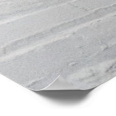 Witte steenwand poster (Hoek)