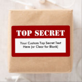 Witte Stencil Top Secret Fill-in labels (Insitu)