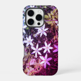 Witte ster bloem iPhone case 16 Pro Hoesje