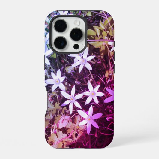 Witte ster bloem iPhone case iPhone Hoesje (Achterkant)