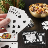 WITTE STER INDICA POKERKAARTEN (Insitu)