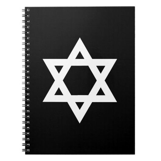 Witte Ster van David Notitieboek (Voorkant)