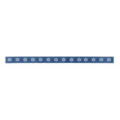 Witte ster van David op Navy Blue Lint (Voorkant)