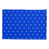 Witte ster van David Royal Blue Kussensloop (Achterkant)