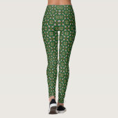 Witte Sterbloemknopen Leggings (Achterkant)