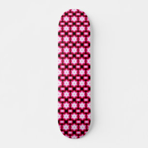witte sterren op het zwarte skateboard