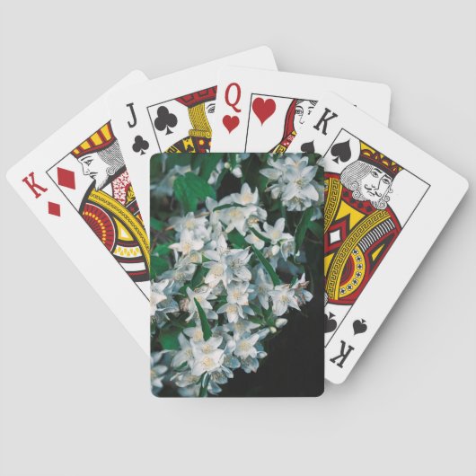 Witte sterren pokerkaarten (Achterkant)