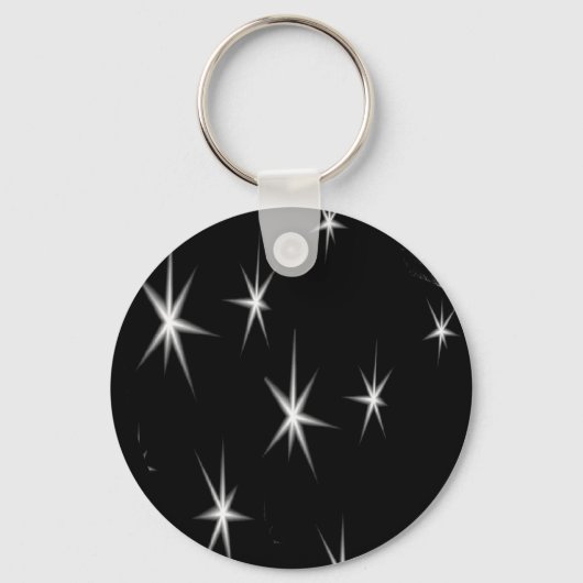 Witte sterren sleutelhanger (Voorkant)