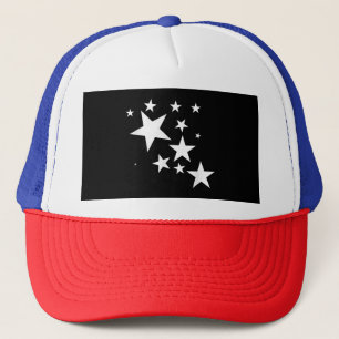 Witte Sterren Star-Pattern-Design Kostuum Gift Trucker Pet