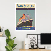 Witte sterren (Titanic) Poster (Thuiskantoor)