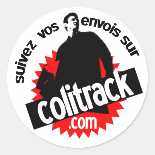 witte sticker gevolgd (Voorkant)