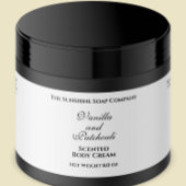 Witte stijl waterdichte cosmetica potje label waterfles etiket