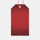 Witte stip cadeaulabel (Achterkant)