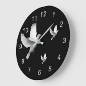 Witte stip grote klok (Hoek)