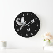 Witte stip grote klok (Huis)