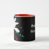 Witte stip mok (Midden)