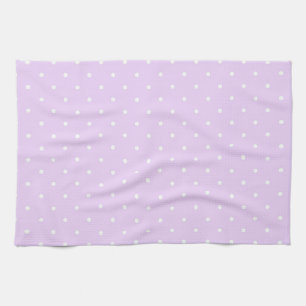 Witte Stip Roze Achtergrond Elegante Stippen Gesti Theedoek