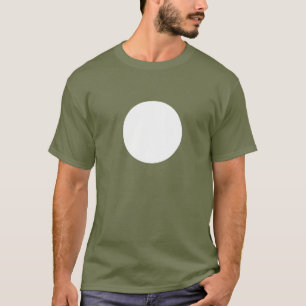 Witte stip t-shirt