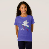 Witte stip t-shirt (Voorkant volledig)