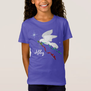 Witte stip t-shirt