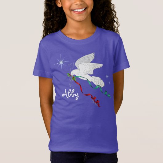 Witte stip t-shirt (Voorkant)