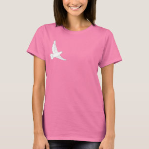 Witte stip t-shirt