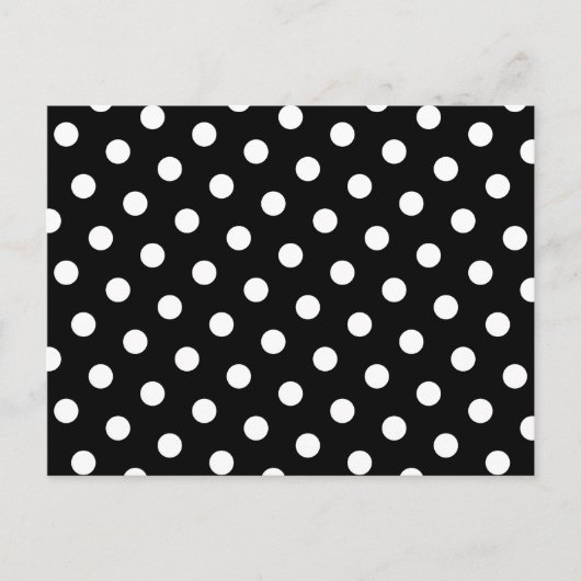 Witte Stippen Briefkaart (Voorkant)