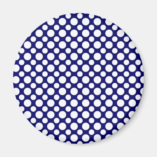 Witte Stippen Magneet (Voorkant)