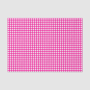Witte Stippen op papier met warmroze weefsels