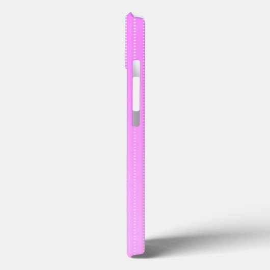 Witte stippen roze patroon Case-Mate iPhone case (Achterkant / Links)