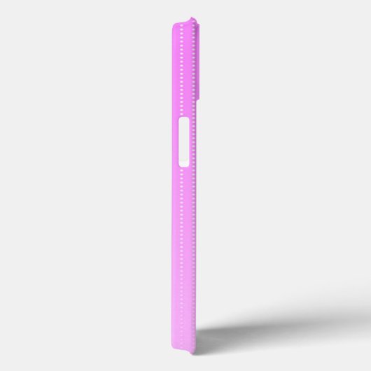 Witte stippen roze patroon Case-Mate iPhone case (Achterkant / Rechts)