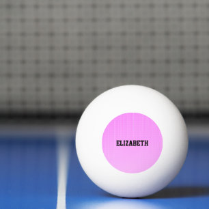 Witte stippen roze patroon pingpongballen